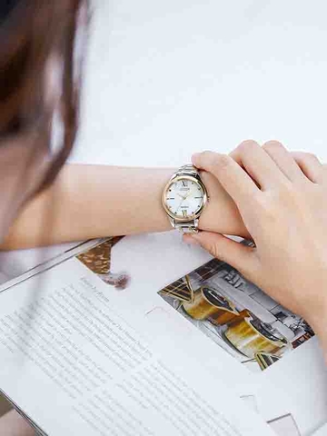 Đồng Hồ Nữ Dây Thép Citizen EM0506-77A Eco-Drive | Năng lượng ánh sáng