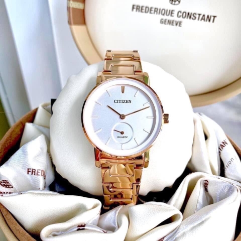 Đồng Hồ Nữ Dây Thép Citizen Quartz EQ9063-55A - Size 34mm