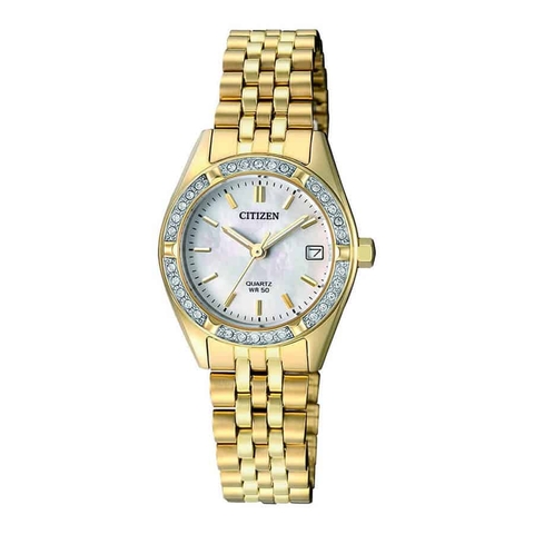 Đồng Hồ Nữ Dây Thép Citizen Quartz EU6062-50D