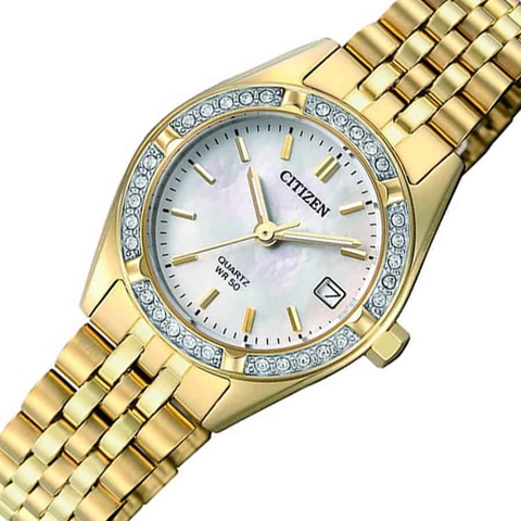 Đồng Hồ Nữ Dây Thép Citizen Quartz EU6062-50D