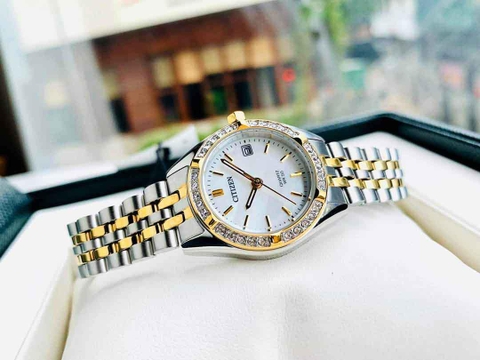 Đồng Hồ Nữ Dây Thép Citizen EU6064-54D Quartz
