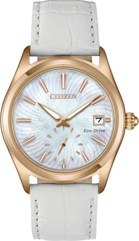 Đồng Hồ Nữ Dây Da Citizen EV1033-08D Eco-Drive  | Năng Lượng Ánh Sáng | Kính Sapphire | Size 36mm