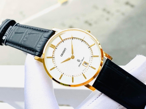 Đồng Hồ Nam Dây Da Orient Quartz FGW01002W0 Size 38mm - Kính Sapphire