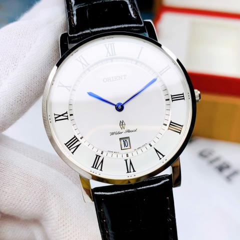 Đồng Hồ Nam Dây Da Orient Quartz FGW0100HW0 Size 38mm - Kính Sapphire