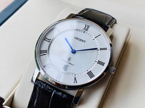 Đồng Hồ Nam Dây Da Orient Quartz FGW0100HW0 Size 38mm - Kính Sapphire