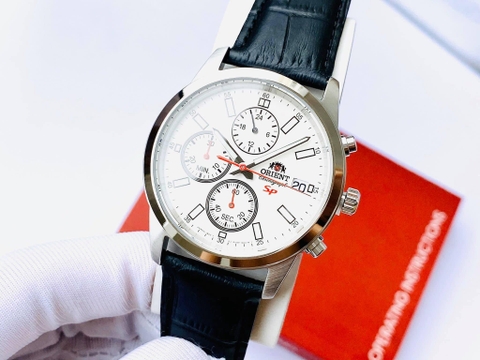 Đồng Hồ Nam Dây Da Orient Quartz FKU00006W0 Size 42mm