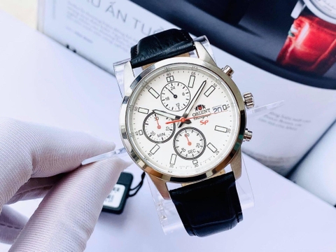 Đồng Hồ Nam Dây Da Orient Quartz FKU00006W0 Size 42mm