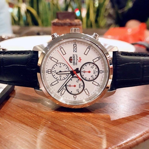 Đồng Hồ Nam Dây Da Orient Quartz FKU00006W0 Size 42mm
