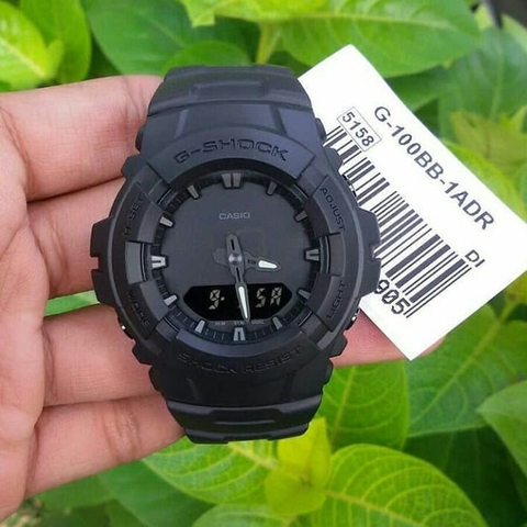 G-SHOCK G-100BB-1A SIZE NHỎ, KIM DẠ QUANG