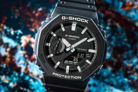 G-SHOCK GA-2100-1ADR CARBON CORE SIÊU MỎNG | GA-2100-1A