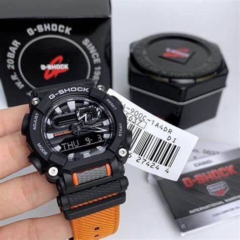 G-SHOCK GA-900C-1A4 HEAVY-DUTY ORANGE BAND | GA-900C-1A4DR