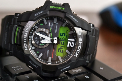 G-SHOCK GR-B100-1A3DR GRAVITY MASTER | BLUETOOTH | NĂNG LƯỢNG MẶT TRỜI | GR-B100-1A3