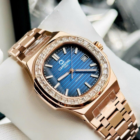 Đồng Hồ Nam Dây Thép Carnival Nautilus 8108G-VH-X Automatic - Kính Sapphire - Size 41mm