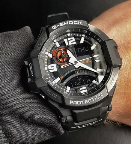 G-SHOCK GA-1000-1ADR (la bàn, đo nhiệt độ, kim dạ quang) | GA-1000-1A Gravity Master