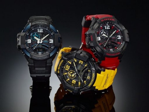 G-SHOCK GA-1000-4B Gravity Master (La bàn, đo nhiệt độ, kim dạ quang)