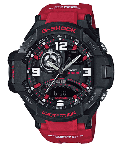 G-SHOCK GA-1000-4B Gravity Master (La bàn, đo nhiệt độ, kim dạ quang)