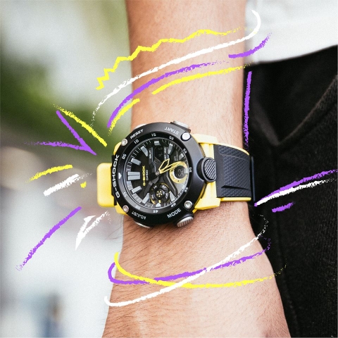 G-SHOCK GA-2000-1A9DR CARBON CORE | GA-2000-1A9