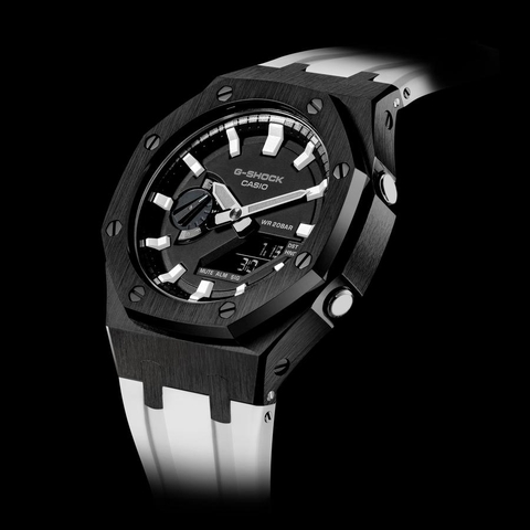 G-SHOCK GA-2100-1A AP CUSTOM BLACK x WHITE ROYAL OAK