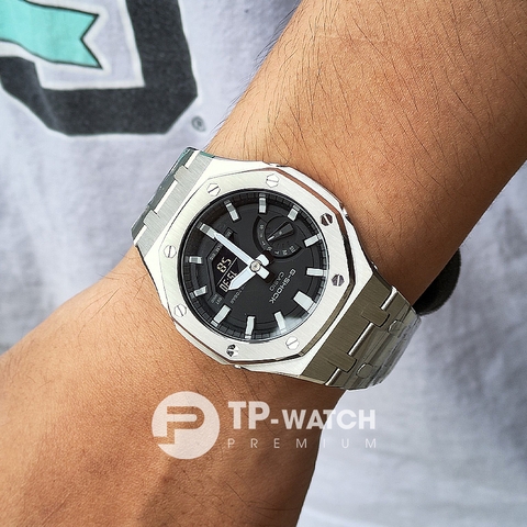 G-SHOCK GA-2100-1A AP CUSTOM FULL STEEL ROYAL OAK