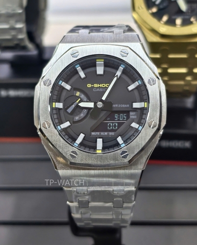 G-SHOCK GA-2100FR-3A AP CUSTOM FULL STEEL ROYAL OAK