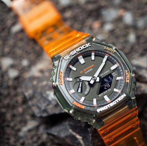 G-Shock GA-2100HC-4ADR Chủ Đề Bờ Biển Ẩn Mình | Lõi Carbon | GA-2100HC-4