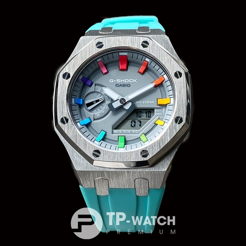 G-SHOCK GA-2110ET-8A AP CUSTOM "TIFFANY" x RAINBOW ROYAL OAK (SPECIAL)