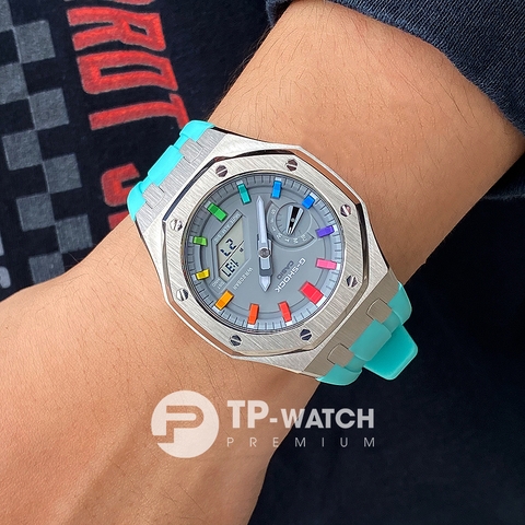 G-SHOCK GA-2110ET-8A AP CUSTOM "TIFFANY" x RAINBOW ROYAL OAK (SPECIAL)