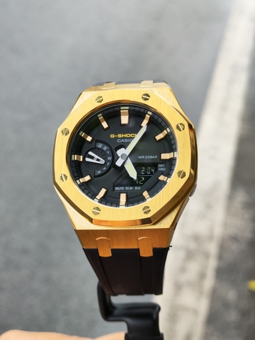 G-SHOCK GA-2110SU-9A AP CUSTOM GOLD BLACK ROYAL OAK (SPECIAL)