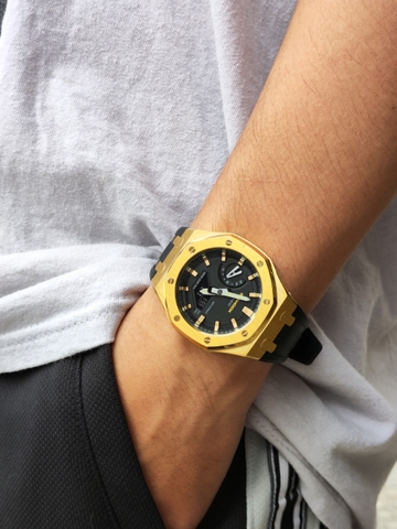 G-SHOCK GA-2110SU-9A AP CUSTOM GOLD BLACK ROYAL OAK (SPECIAL)