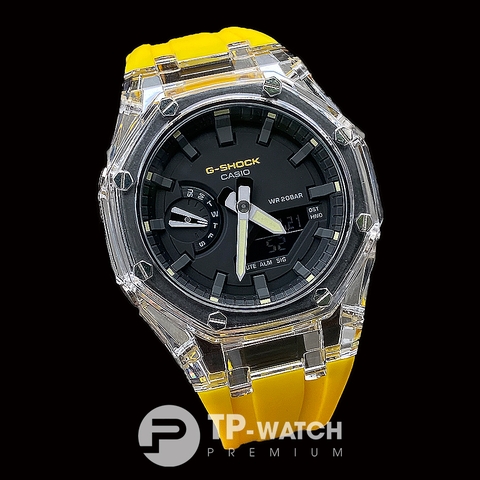 G-SHOCK GA-2110SU-9A AP CUSTOM SKELETON x YELLOW ROYAL OAK