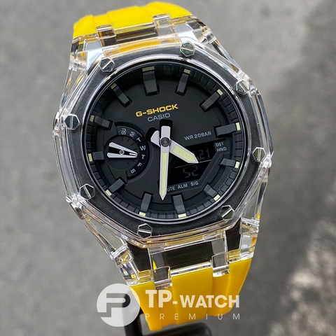 G-SHOCK GA-2110SU-9A AP CUSTOM SKELETON x YELLOW ROYAL OAK
