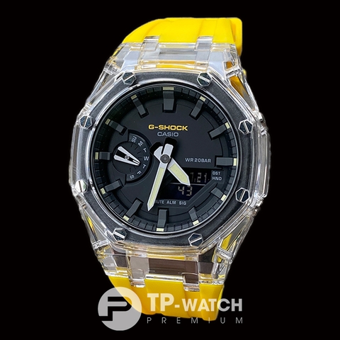 G-SHOCK GA-2110SU-9A AP CUSTOM SKELETON x YELLOW ROYAL OAK
