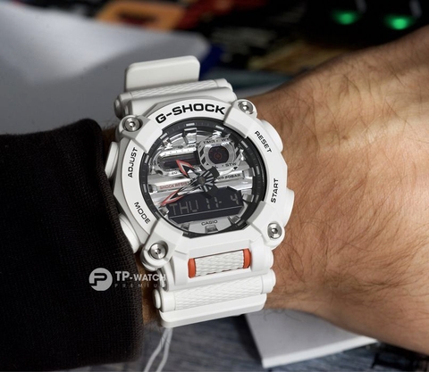 G-SHOCK GA-900AS-7ADR HEAVY-DUTY WHITE | GA-900AS-7A