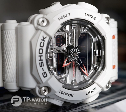 G-SHOCK GA-900AS-7ADR HEAVY-DUTY WHITE | GA-900AS-7A