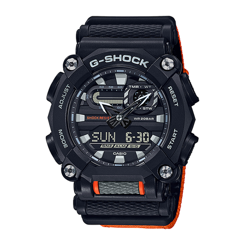 G-SHOCK GA-900C-1A4 HEAVY-DUTY ORANGE BAND | GA-900C-1A4DR