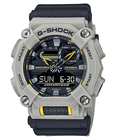 G-SHOCK GA-900HC-5ADR HEAVY-DUTY SILVER | GA-900HC-5A