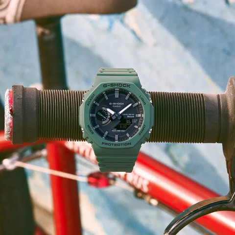 G-SHOCK GA-B2100-3A BLUETOOTH - PIN NĂNG LƯỢNG MẶT TRỜI | GA-B2100-3ADR CARBON CORE