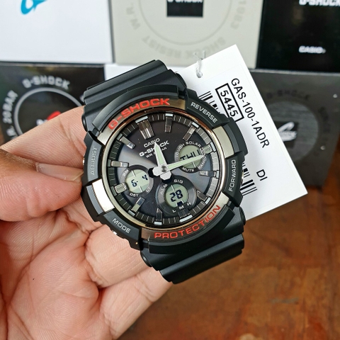 G-SHOCK GAS-100-1A Tough Solar (Năng lượng mặt trời, kim dạ quang) | GAS-100-1ADR