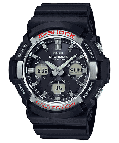 G-SHOCK GAS-100-1A Tough Solar (Năng lượng mặt trời, kim dạ quang) | GAS-100-1ADR