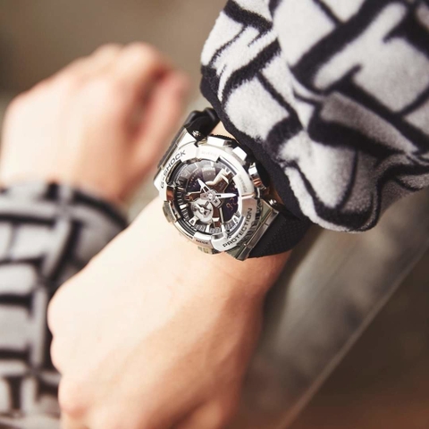 G-SHOCK GM-110-1A SILVER METAL | GM-110-1ADR