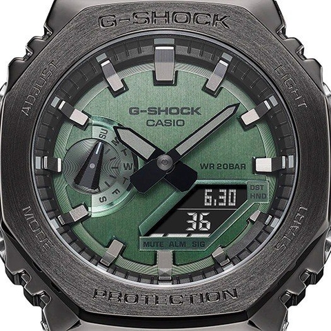 G-SHOCK GM-2100B-3ADR METAL BEZEL | GM-2100B-3A