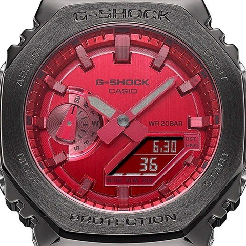 G-SHOCK GM-2100B-4ADR METAL BEZEL | GM-2100B-4A