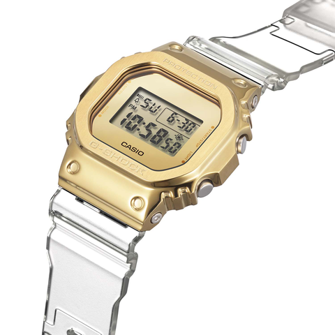 G-SHOCK GM-5600SG-9DR GOLD BEZEL Dây Nhựa | GM-5600SG-9D