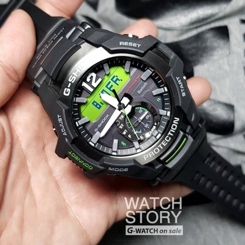 G-SHOCK GR-B100-1A3DR GRAVITY MASTER | BLUETOOTH | NĂNG LƯỢNG MẶT TRỜI | GR-B100-1A3