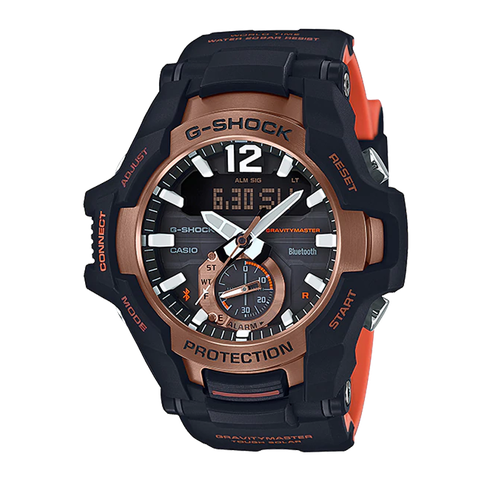 G-SHOCK GR-B100-1A4DR BLUETOOTH | NĂNG LƯỢNG MẶT TRỜI | GRAVITY MASTER | GR-B100-1A4