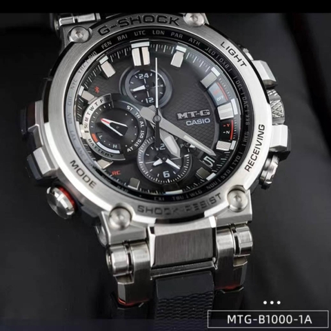 G-SHOCK MTG-B1000-1A KÍNH SAPHIRE | NĂNG LƯỢNG MẶT TRỜI | MTG-B1000-1ADR