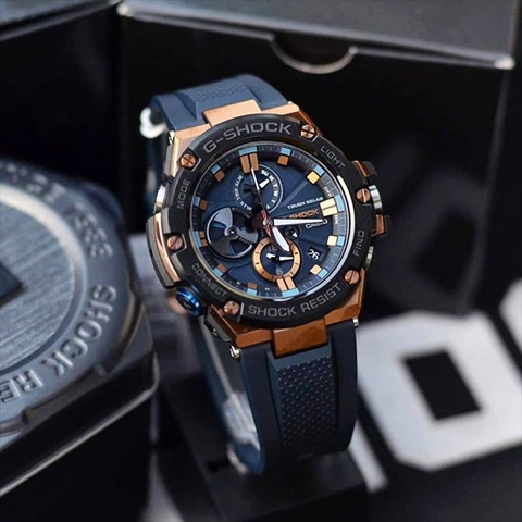 G-SHOCK G-STEEL GST-B100G-2A BLUETOOTH | NĂNG LƯỢNG MẶT TRỜI