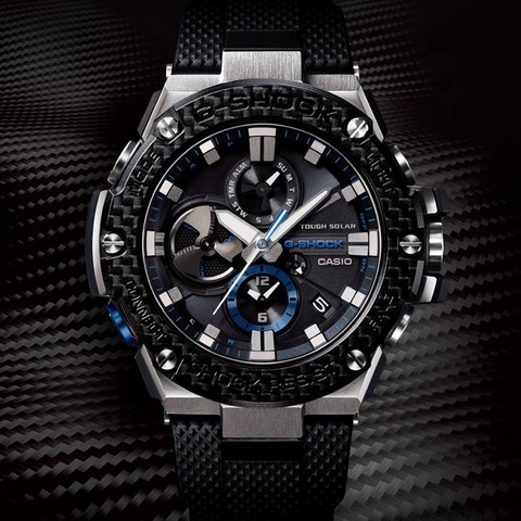 G-SHOCK GST-B100XA-1A G-STEEL BLUETOOTH | KÍNH SAPHIRE | VIỀN CARBON | TOUGH SOLAR