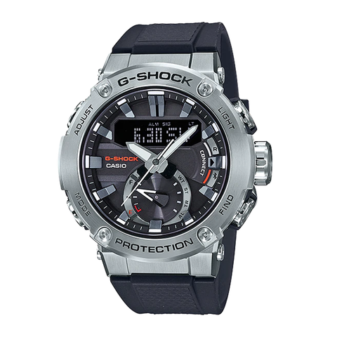 G-SHOCK GST-B200-1ADR G-STEEL BLUETOOTH | NĂNG LƯỢNG MẶT TRỜI | GST-B200-1A
