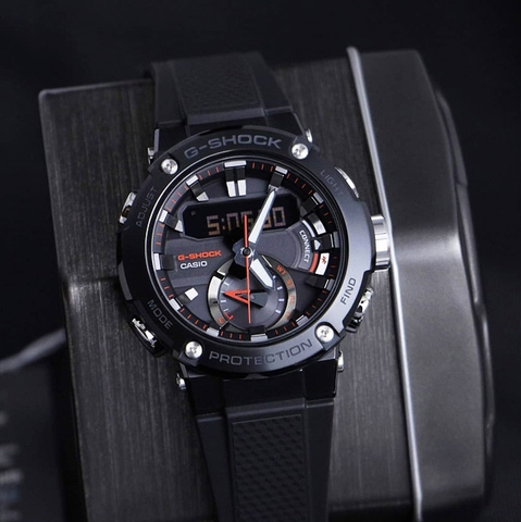 G-SHOCK GST-B200B-1ADR G-STEEL BLUETOOTH | NĂNG LƯỢNG MẶT TRỜI | GST-B200B-1A